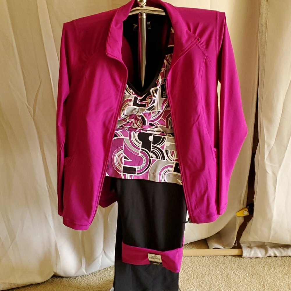 3 piece work out suit